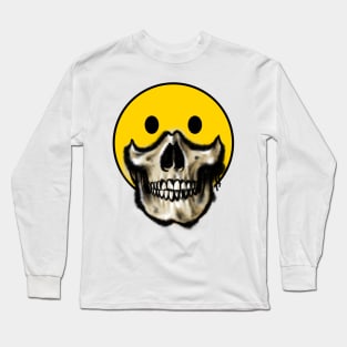 SKULL FACE Long Sleeve T-Shirt